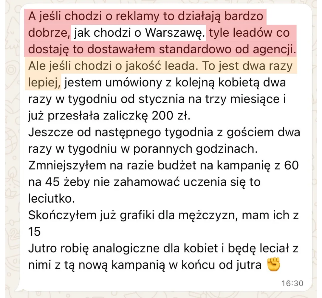 Rozmowa z trenerem o sukcesie i szybkim pozyskiwaniu nowych klientów z reklam